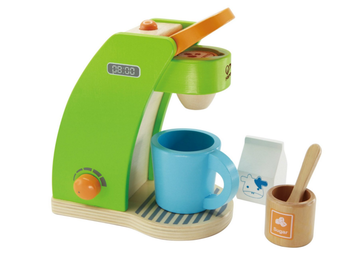 Nothing But Fun Toys My First Coffee Maker Playset Designed for Children  Ages 3+ Years Teal 10.35 x 5.63 x 9.57