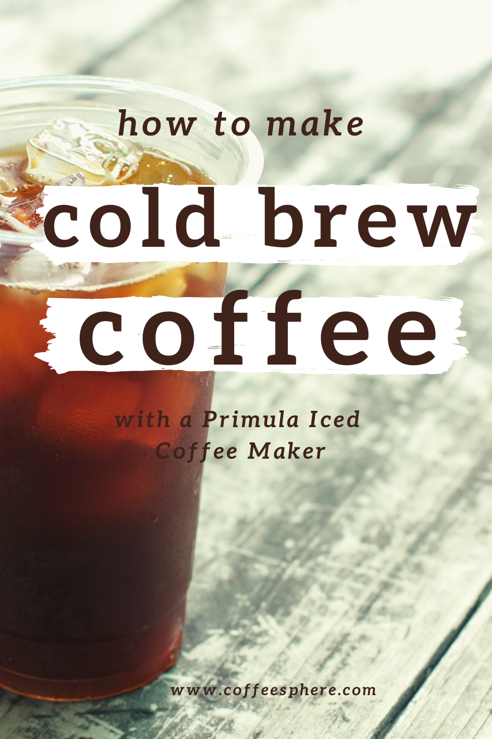 Cold Brew Coffee Maker by Primula