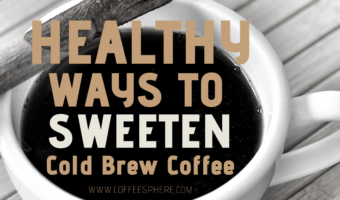 how to sweeten cold brew coffee