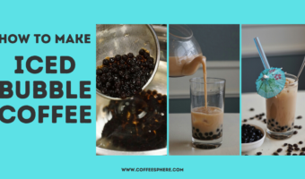 how to make iced bubble coffee