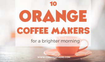 orange coffee maker