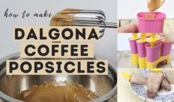 dalgona coffee popsicles