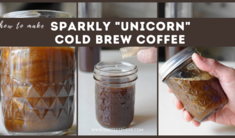 sparkling unicorn cold brew coffee