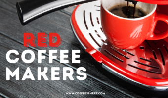 red coffee makers