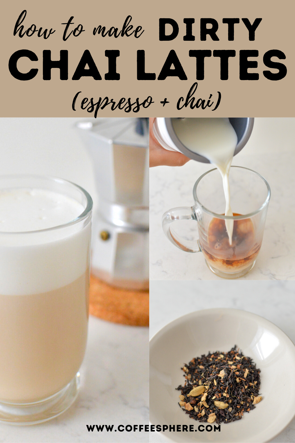 How To Make A Dirty Chai Latte (aka Espresso And Chai Tea!)