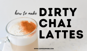 dirty chai latte coffee how to make