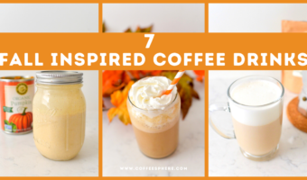 fall inspired coffee drinks