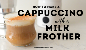 how to make a cappuccino with a milk frother