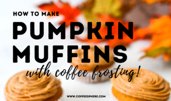 pumpkin muffins recipe with coffee frosting