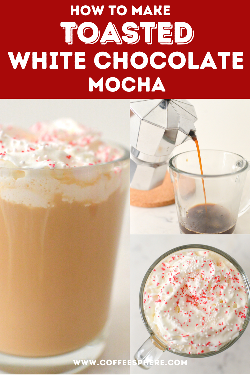 Toasted White Chocolate Mocha (Starbucks Inspired Recipe!)