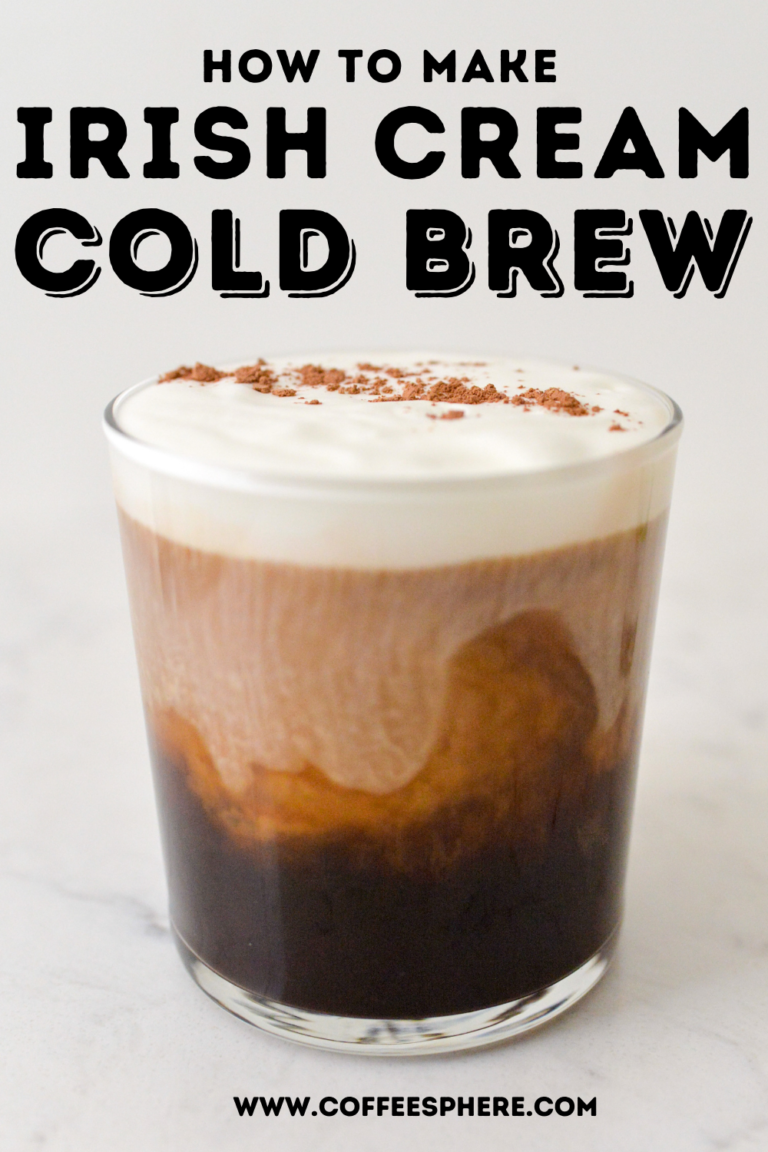 Irish Cream Cold Brew Starbucks Inspired Recipe