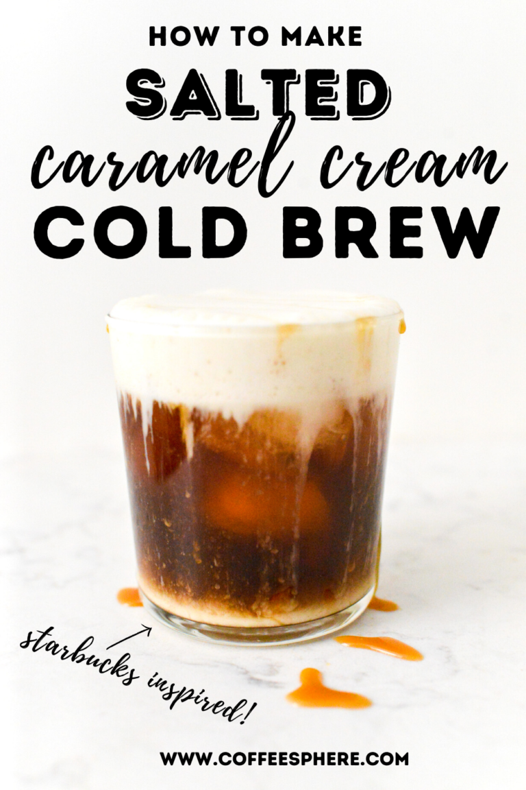 Salted Caramel Cream Cold Brew (starbucks Inspired!)