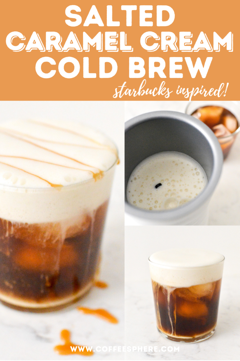 Salted Caramel Cream Cold Brew (Starbucks Inspired!)