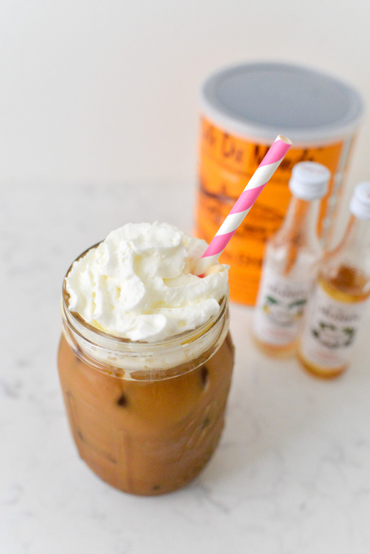 Iced Vanilla Hazelnut Latte Coffeesphere